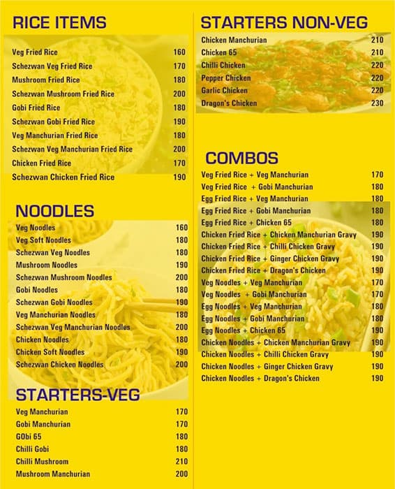 Dragons Kitchen Menu Menu For Dragons Kitchen Gachibowli Hyderabad