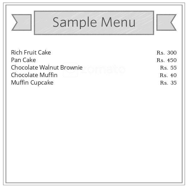 Menu of A.V Star Bakery & Cake Factory, Transport Nagar, Lucknow