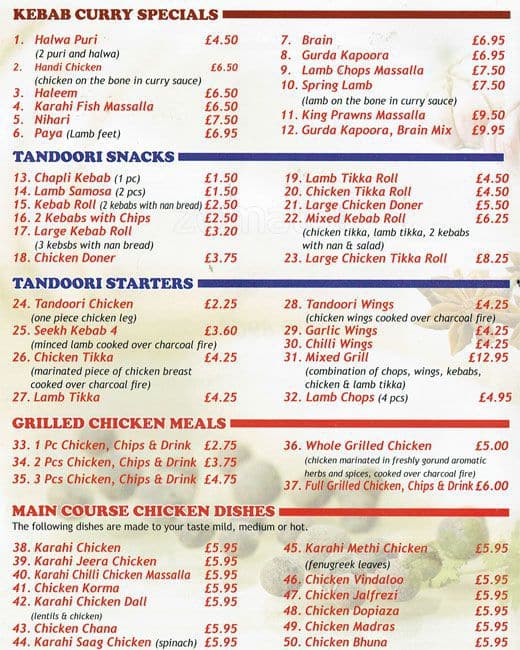 Lahori Kebab Menu, Menu for Lahori Kebab, Wembley, London Zomato UK