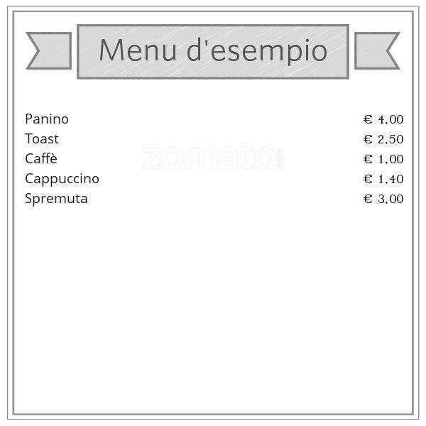 Menu di Bar Armony 