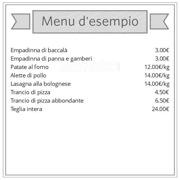 Menu di Zest 
