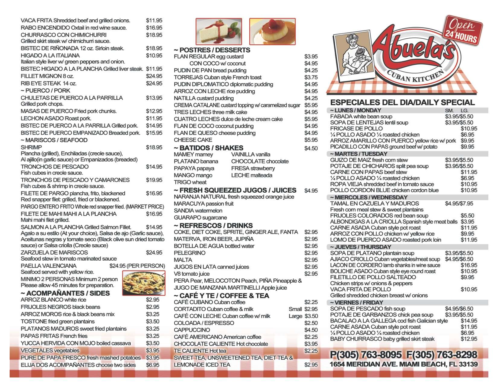 Abuela S Cuban Kitchen Menu Menu For Abuela S Cuban Kitchen