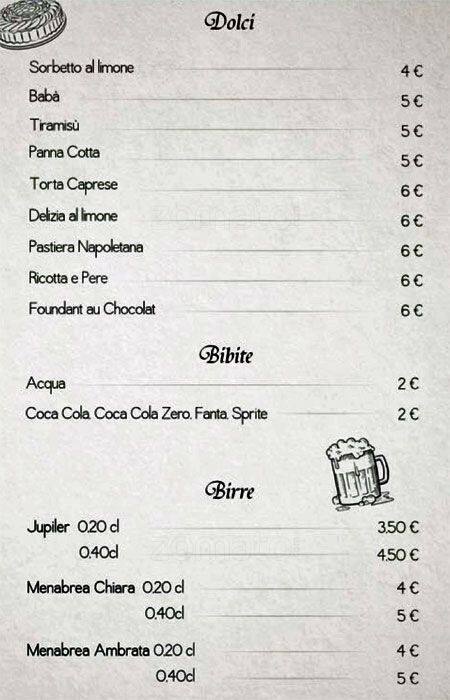 Menu di Spaccanapoli 