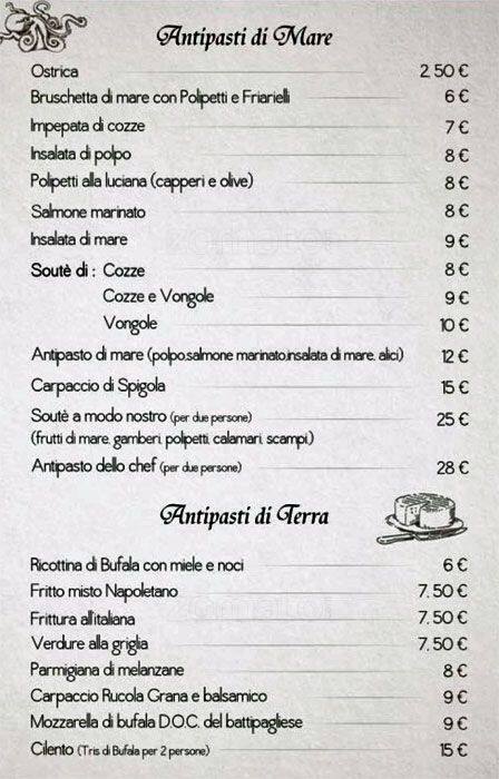 Menu di Spaccanapoli 