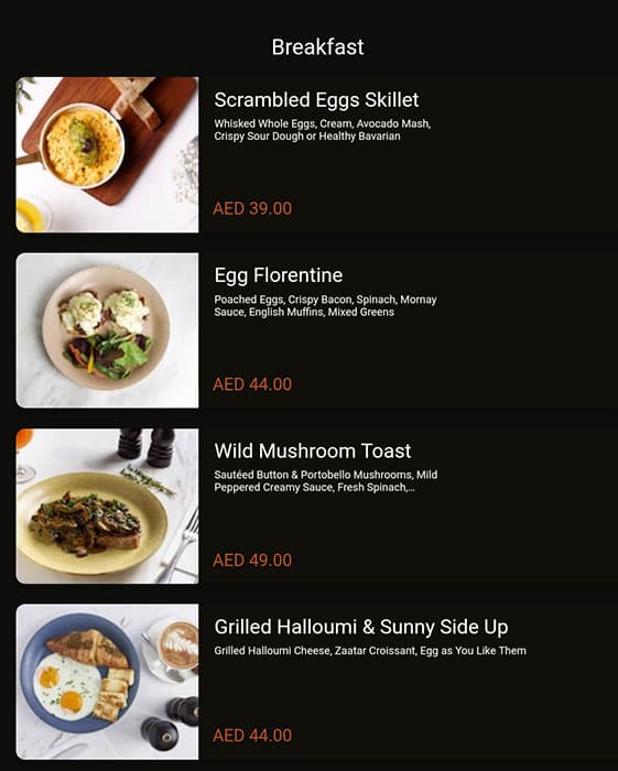 Menu of Artisan Bakers, Umm Suqeim, Dubai