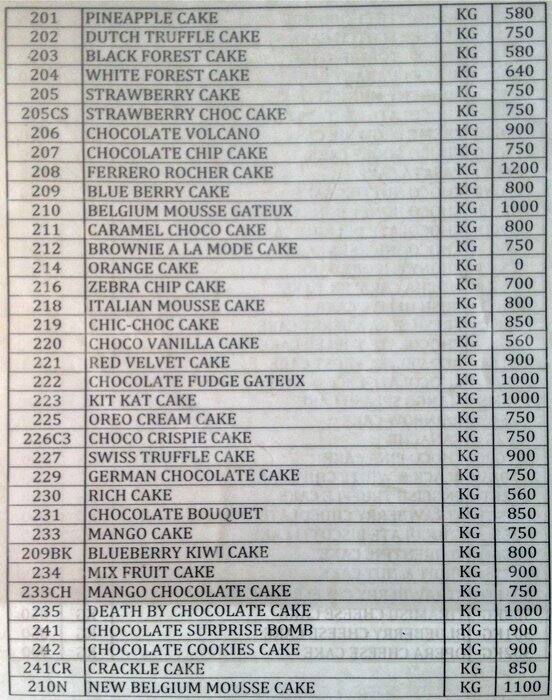 Desserts & More Menu, Menu for Desserts & More, City Light, Surat Zomato