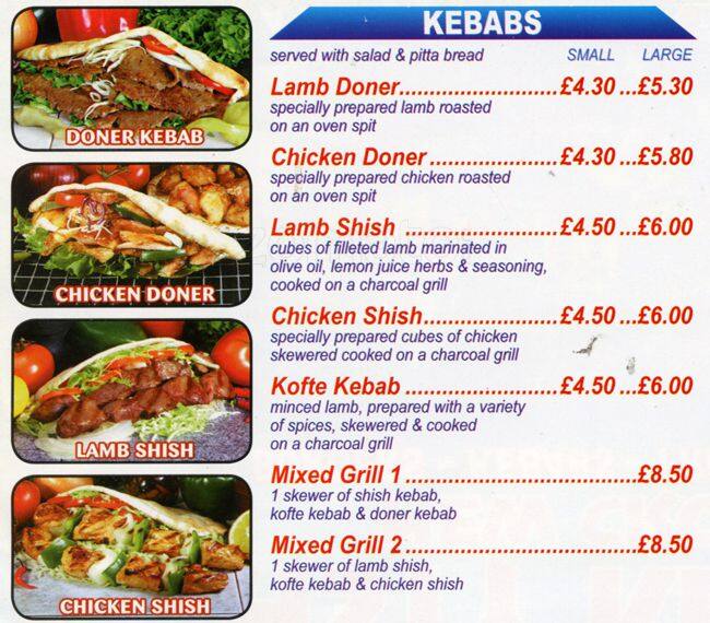 Kebab Range Menu At Lynell Johnston Blog Kebab Range Menu At Lynell Johnston Blog