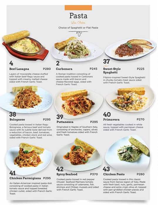 Menu at The French Baker, Pasay, S Maison Mall of Asia