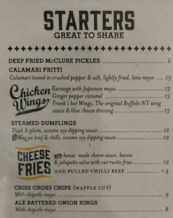 5 Boroughs Menu 5 Boroughs Menu