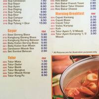 Al Naz Maju Menu Menu For Al Naz Maju Jalan Dutamas Kuala Lumpur