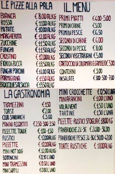 Menu di Dolcincontri 