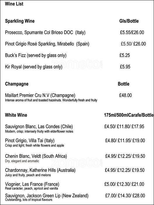 House for an art lover menu House for an art lover menu