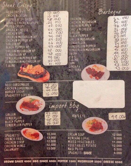 Obonk Steak & Ribs Menu, Menu for Obonk Steak & Ribs, Klender, Jakarta Zomato Indonesia