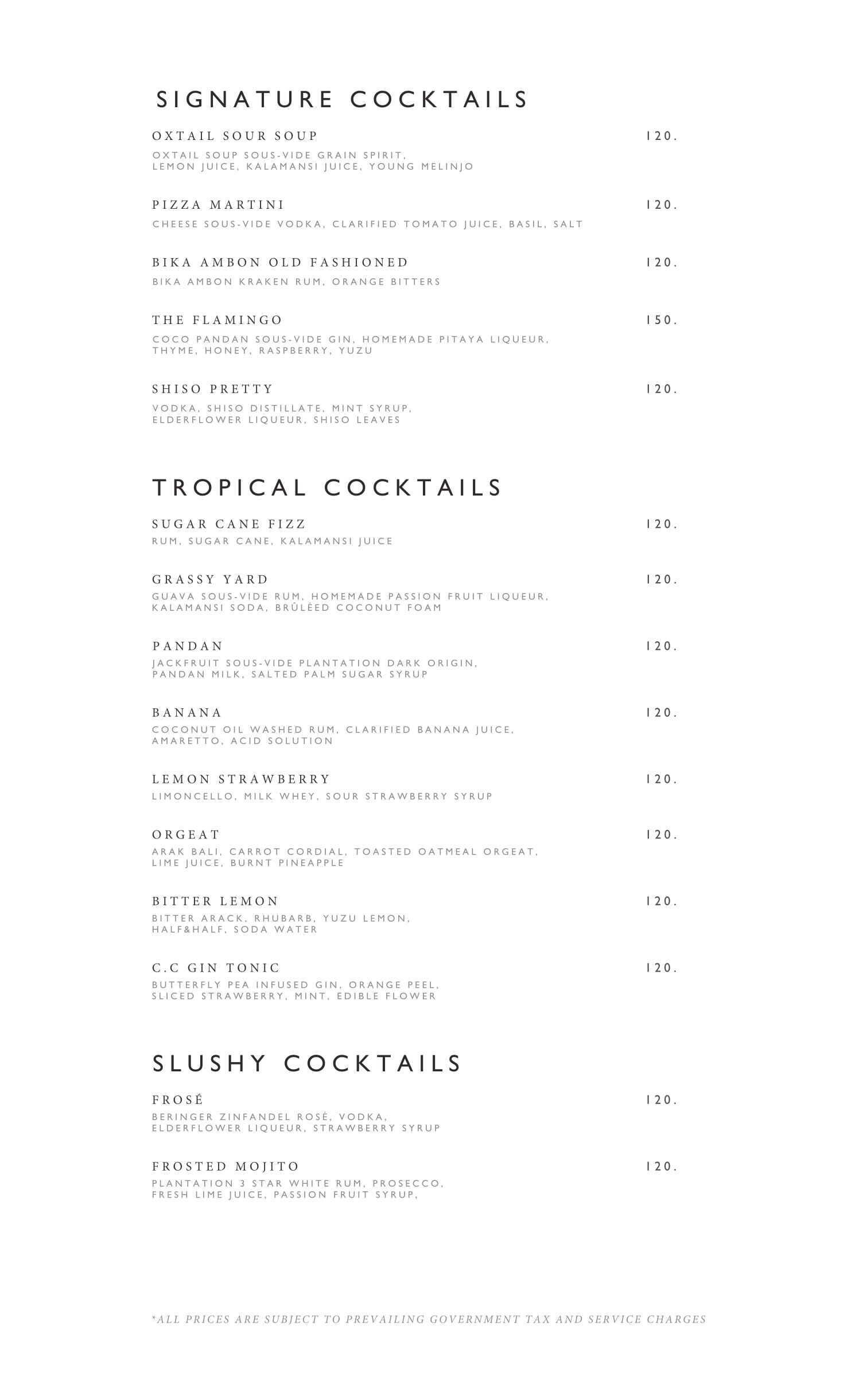 Cork & Screw Country Club Menu Zomato Indonesia