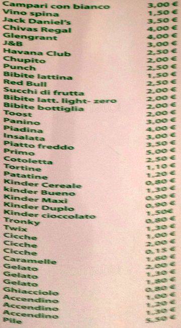 Menu di Bar brown 