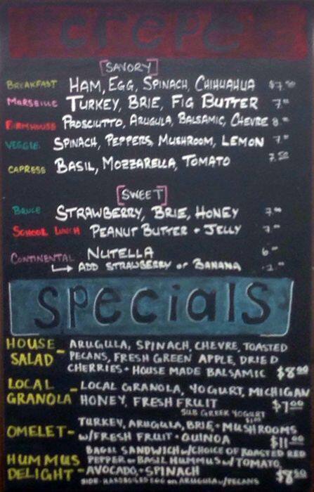 Menu At Next Door Cafe Chicago