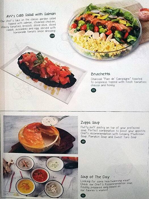 Aw Kitchen By Akira Watanabe Menu