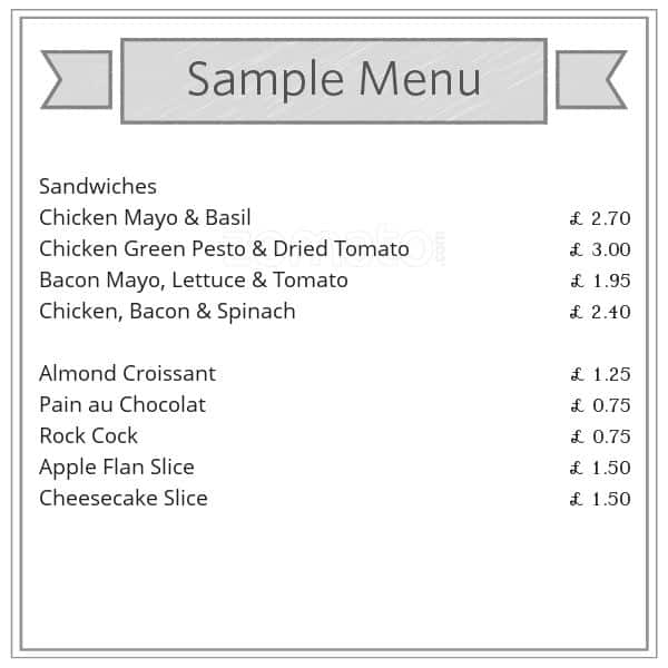 Menu at Stiles, London, 6 Strutton Ground