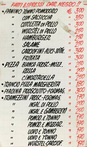 Menu di Dar Negro 