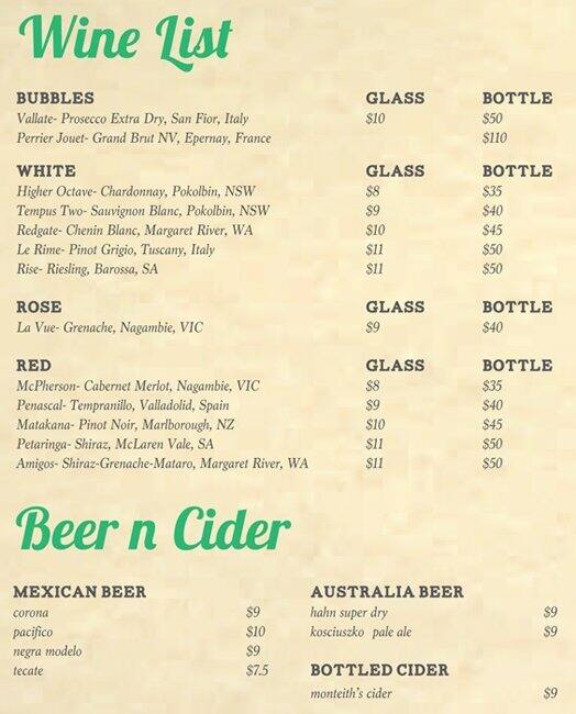 Los Vida Menu, Menu for Los Vida, Barangaroo, Sydney Urbanspoon/Zomato