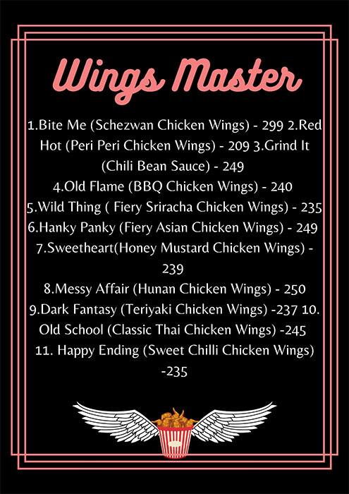 Wings Master menu