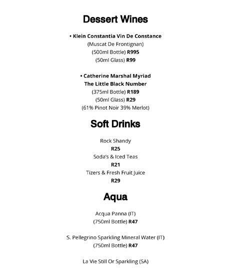 Menu de Luca's Ristorante Italiano