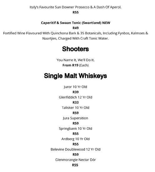 Menu de Luca's Ristorante Italiano