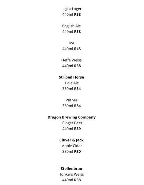 Menu de Luca's Ristorante Italiano