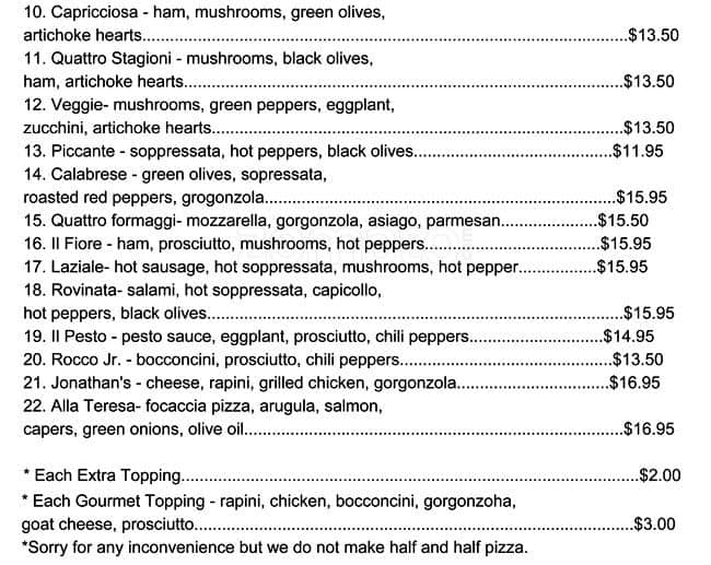Dessert Plus Menu Vaughan