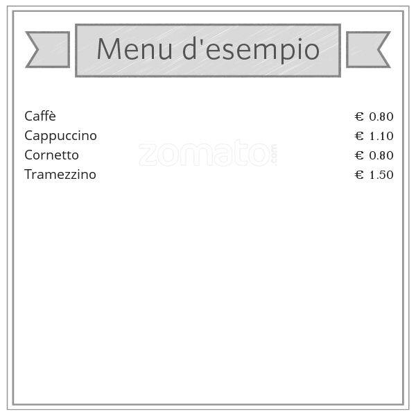 Menu di Caffè Live 