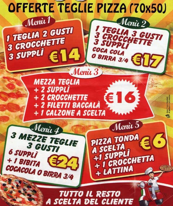 Menu di Pizza Rustica 