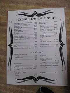 Creme De La Creme Menu Menu For Creme De La Creme Dows Dows