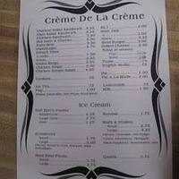Creme De La Creme Menu Menu For Creme De La Creme Dows Dows