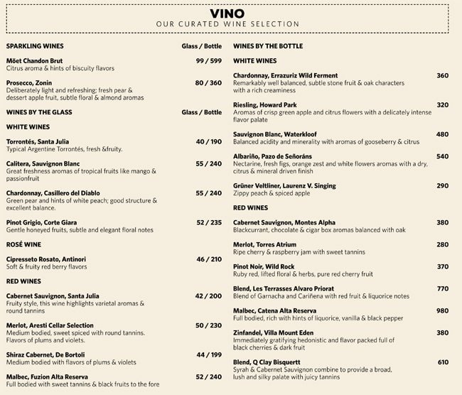 Cuban Bar - Hilton Dubai Jumeirah Resort Menu - Zomato