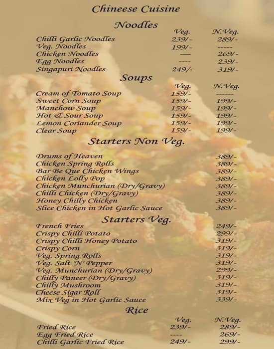 Menu of Moti Mahal Delux - Legendary Culinary, Malviya Nagar, New Delhi