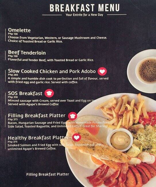 Agape Menu, Menu for Agape, Tandang Sora, Quezon City Zomato Philippines