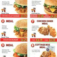 Chicken Cottage Menu Menu For Chicken Cottage Cheetham Hill Manchester