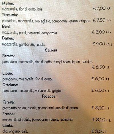 Menu di Mio 