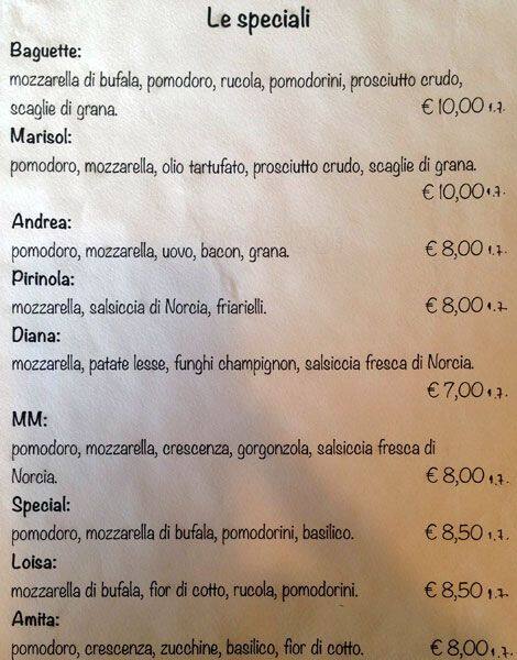 Menu di Mio 