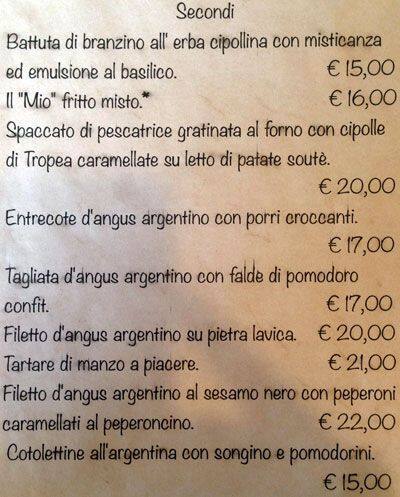 Menu di Mio 