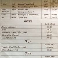 The Fat Fish Menu Menu For The Fat Fish Desa Parkcity Kuala Lumpur