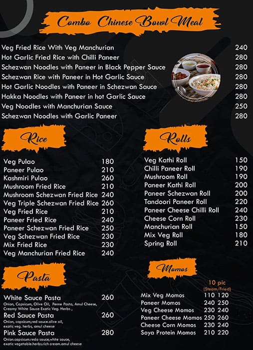 Menu of Dosa Boyz Restaurant, Ayodhya Nagar, Nagpur