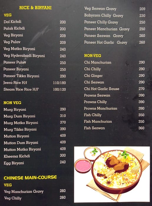 Atithi menu