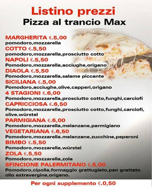 Menu di Il Golosone - Rosticceria Pasticceria siciliana a Milano 