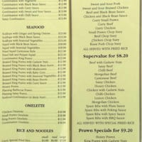 Richmond Chinese Restaurant Marleston Adelaide Urbanspoon Zomato Scanned Menu For Richmond Chinese Restaurant
