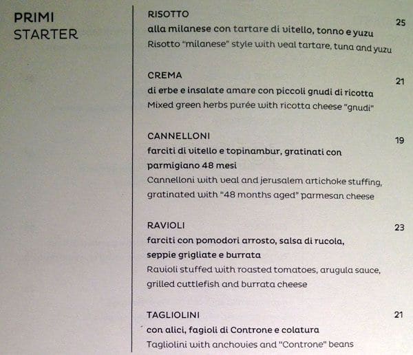 Menu di Mandarin Garden 