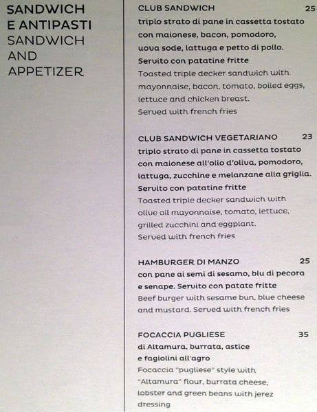 Menu di Mandarin Garden 