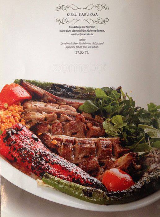 Masabasi Kebapcisi Menu Menu For Masabasi Kebapcisi Balgat Ankara