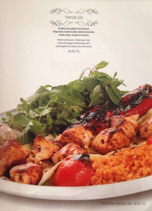 Masabasi Kebapcisi Menu Menu For Masabasi Kebapcisi Balgat Ankara