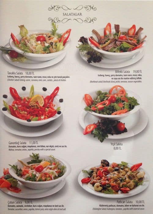 Masabasi Kebapcisi Menu Menu For Masabasi Kebapcisi Balgat Ankara